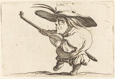 The Lute Player, c.1622 by Jacques Callot